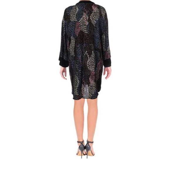 NWT BCBG Max Azria Silk Blend Kimono Shift Dress - Picture 2 of 3